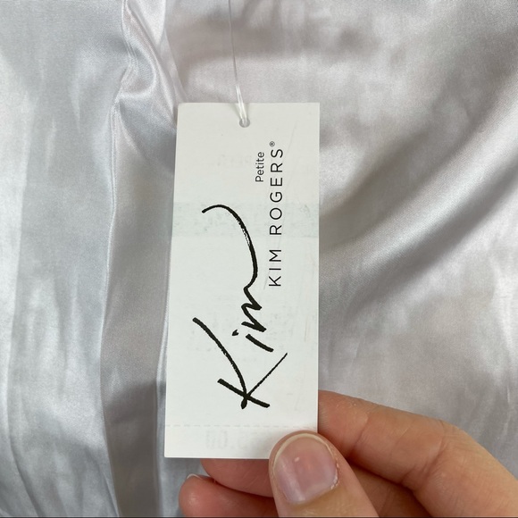 Kim Rogers Brown White Mosaic Blazer Jacket New 16 Petite - Picture 8 of 8